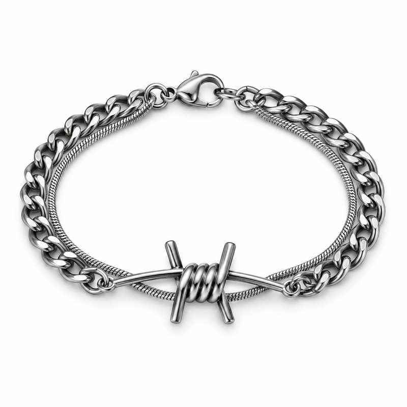 Barbed Wire Layer Bracelet — product view