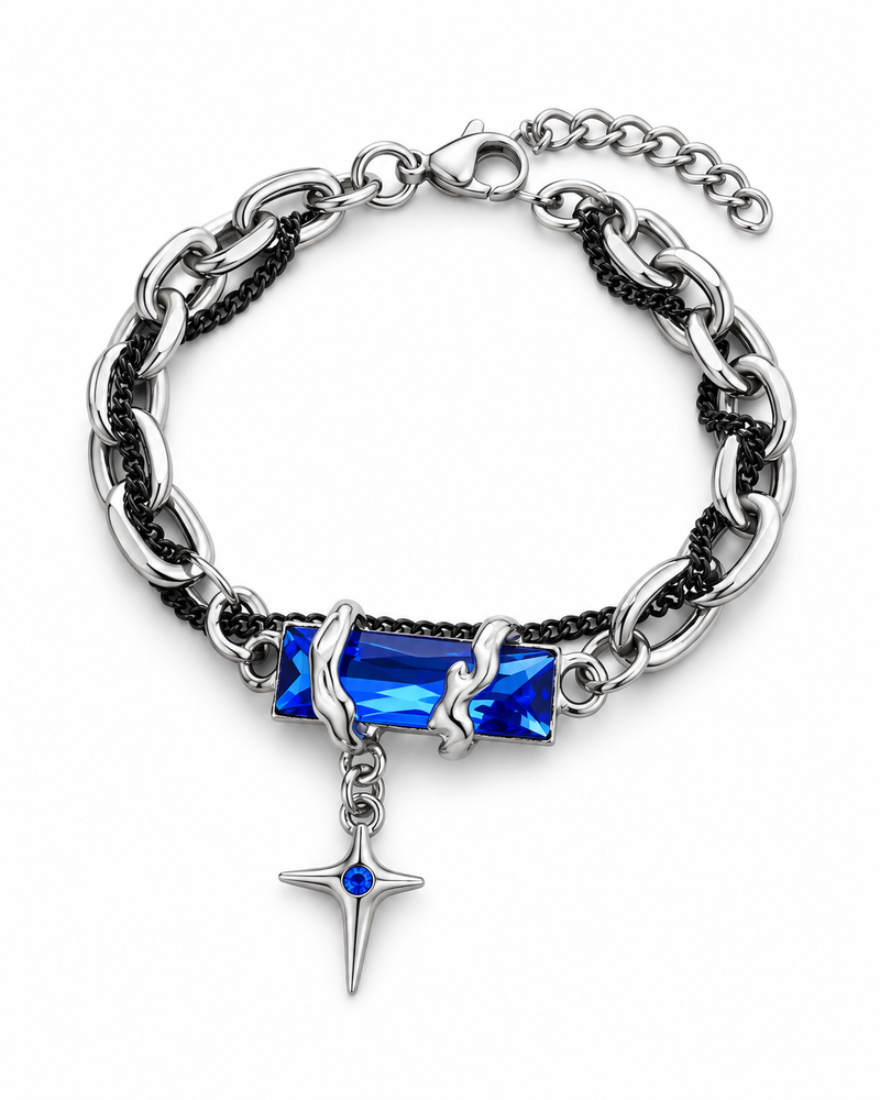 Blue Star Link Bracelet — product view