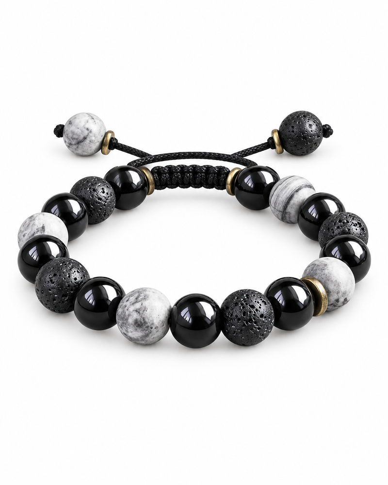 Contrast Cord Bead Bracelet — product view