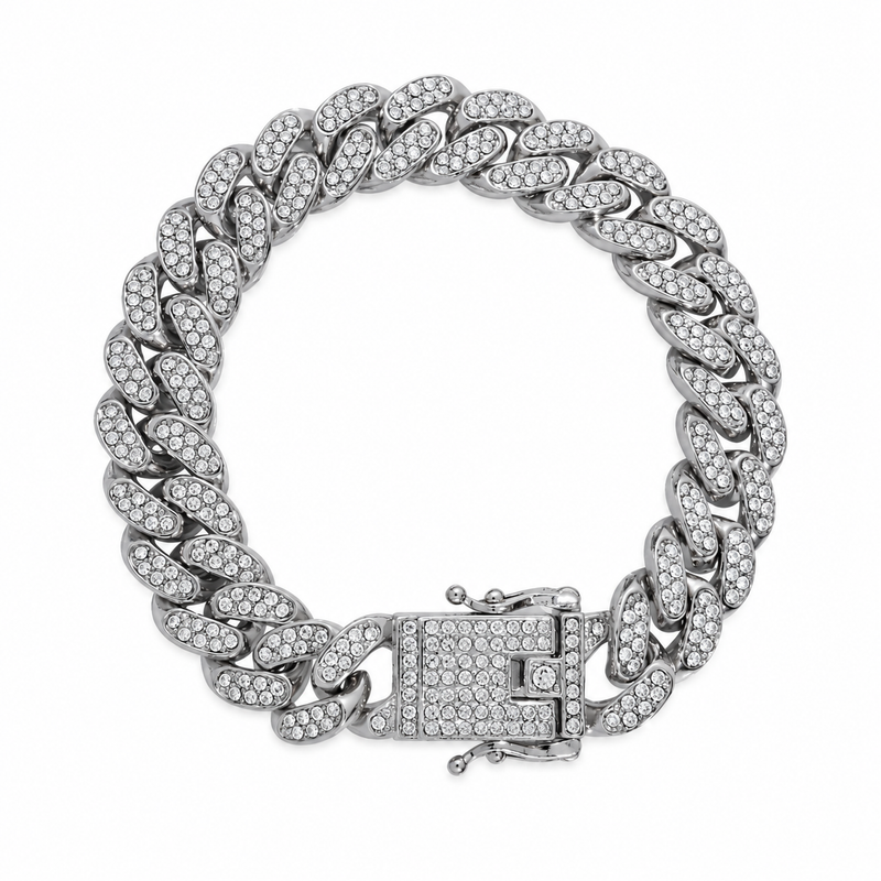 Full Pave Curb Bracelet — product view