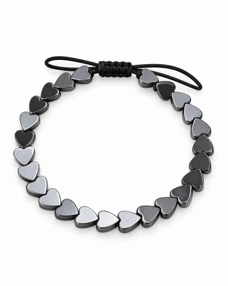 Heart Bead Cord Bracelet — product view