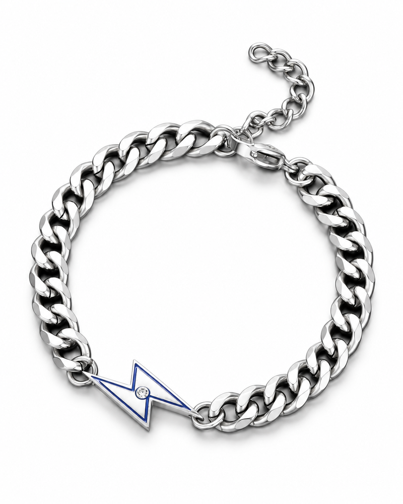 Lightning Detail Chain Bracelet — product view