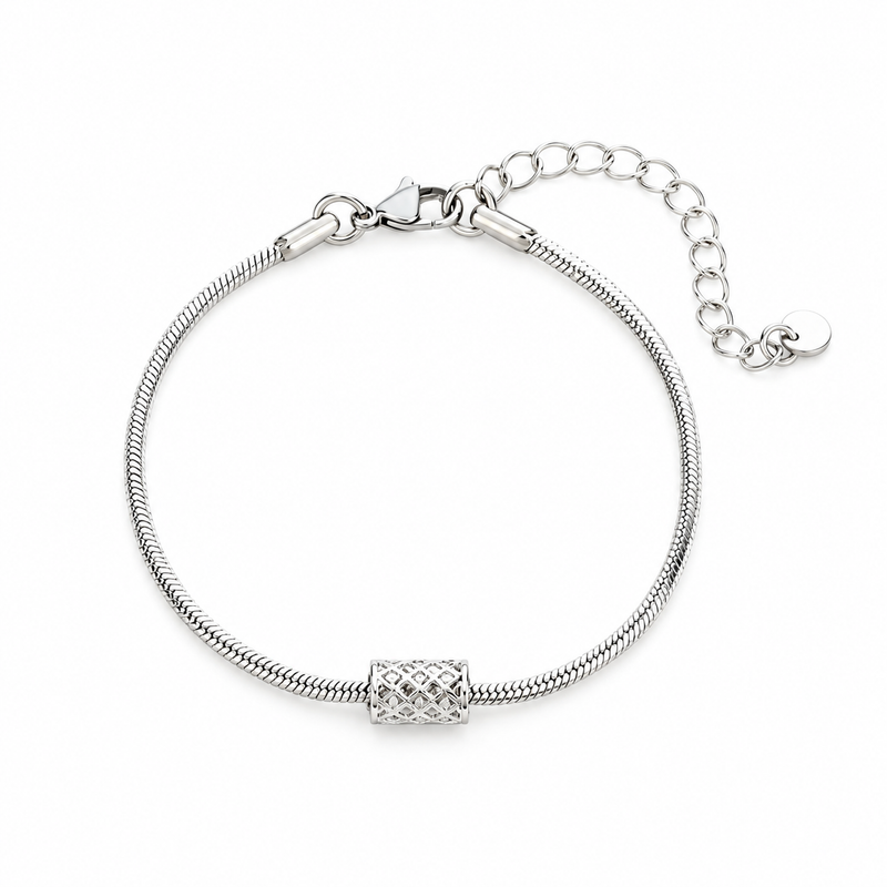 Mesh Bead Snake Bracelet — product view