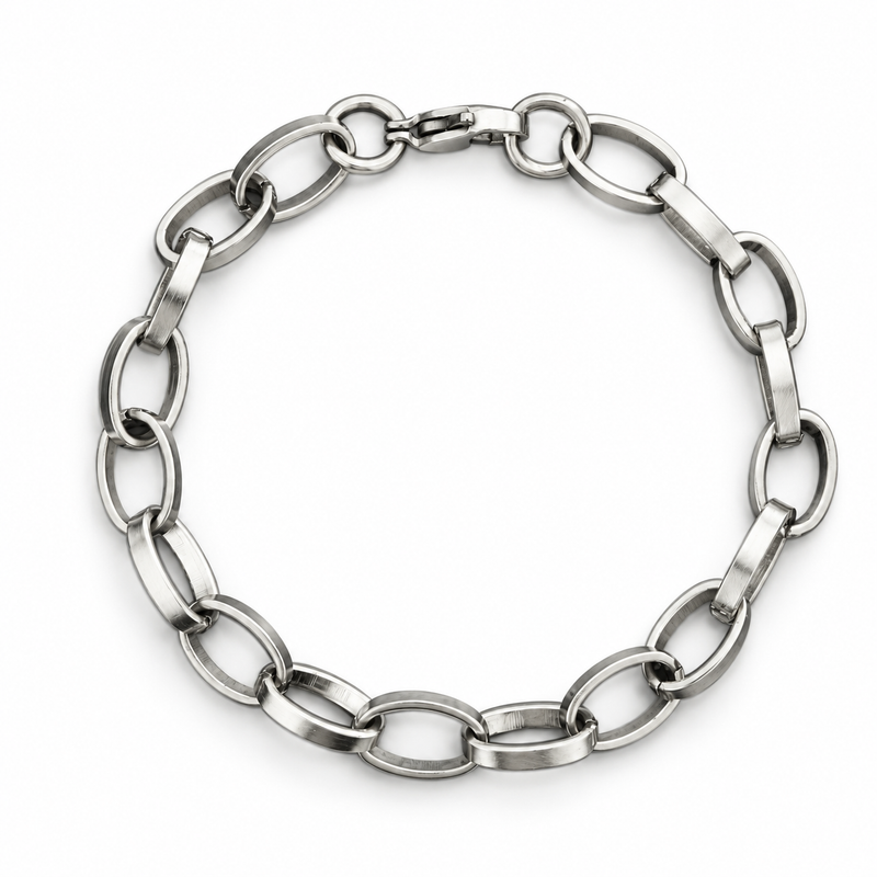 Open Oval Link Bracelet — product view