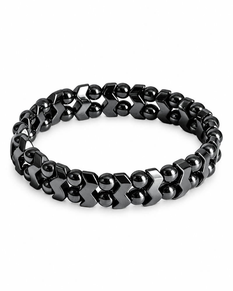 Twin Chevron Bead Bracelet — product view