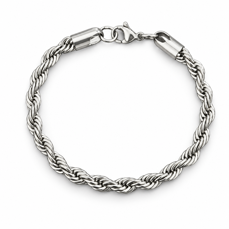 Twisted Rope Link Bracelet — product view