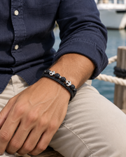 Anchor Lava Layer Bracelet — styling look one
