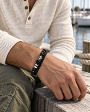Anchor Lava Layer Bracelet — alternative styling