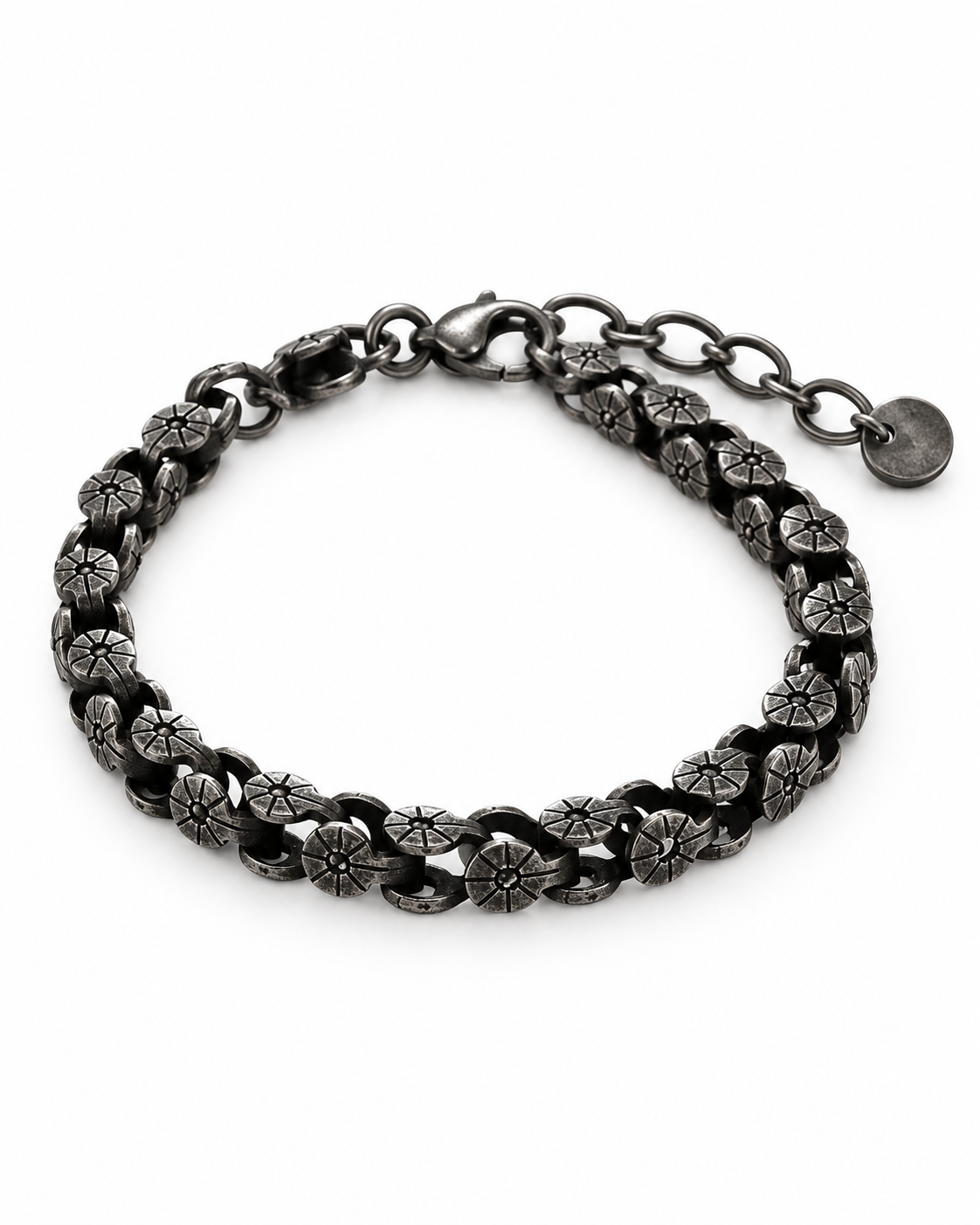 Antique Texture Chain Bracelet — product view