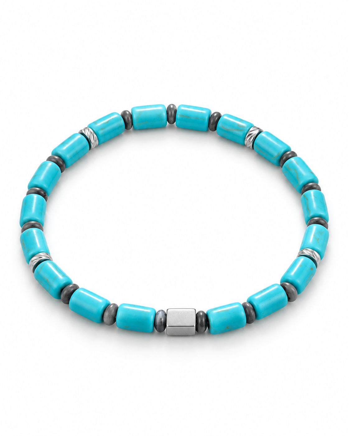 Azure Column Bead Bracelet — product view