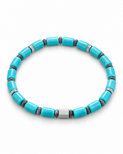 Azure Column Bead Bracelet — product view