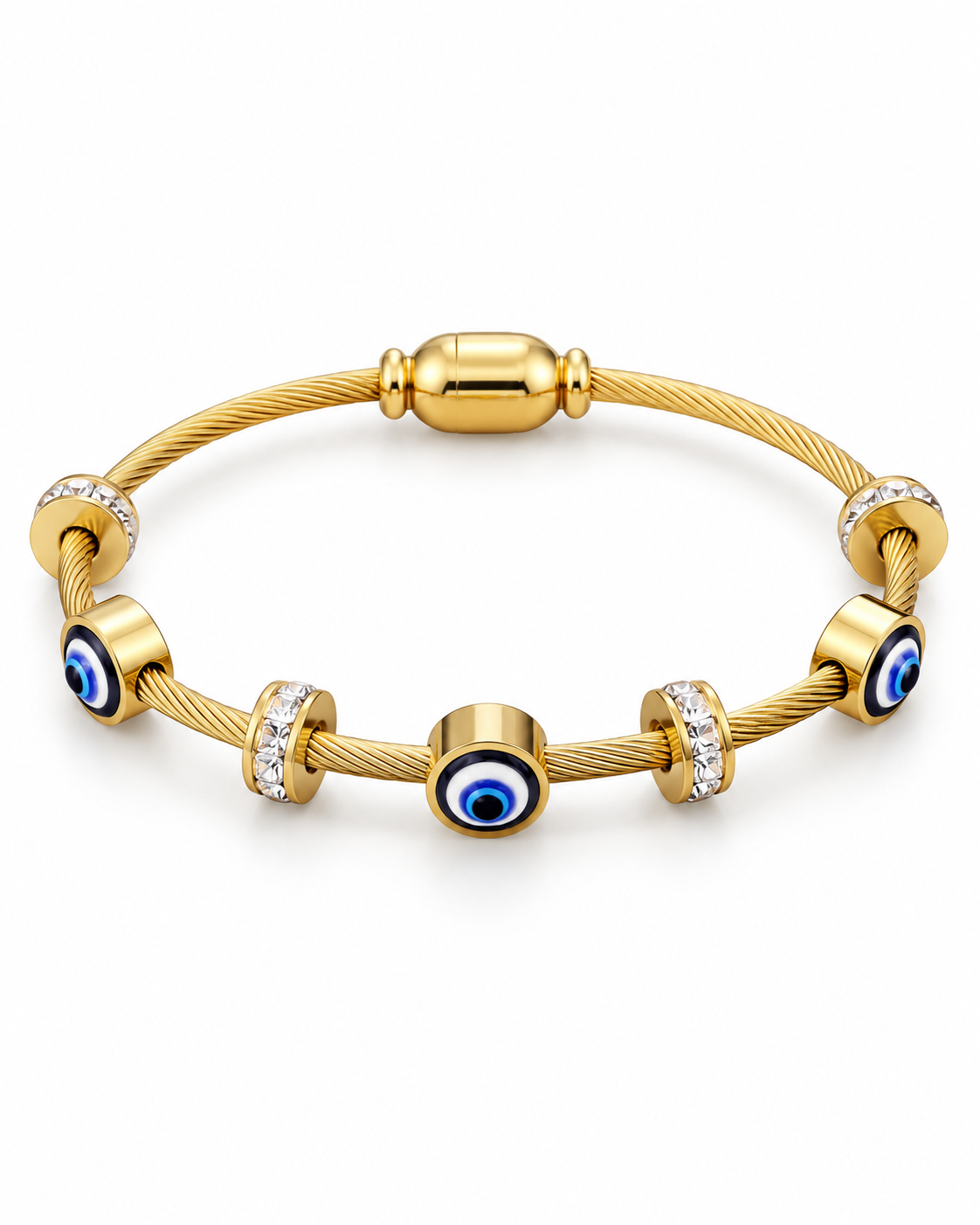 Blue Eye Cable Bracelet — product view