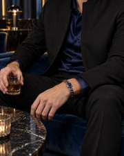 Blue Facet Serpent Bracelet — contextual scene