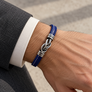 Blue Knot Band Bracelet — tailored styling