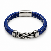 Blue Knot Band Bracelet — product view