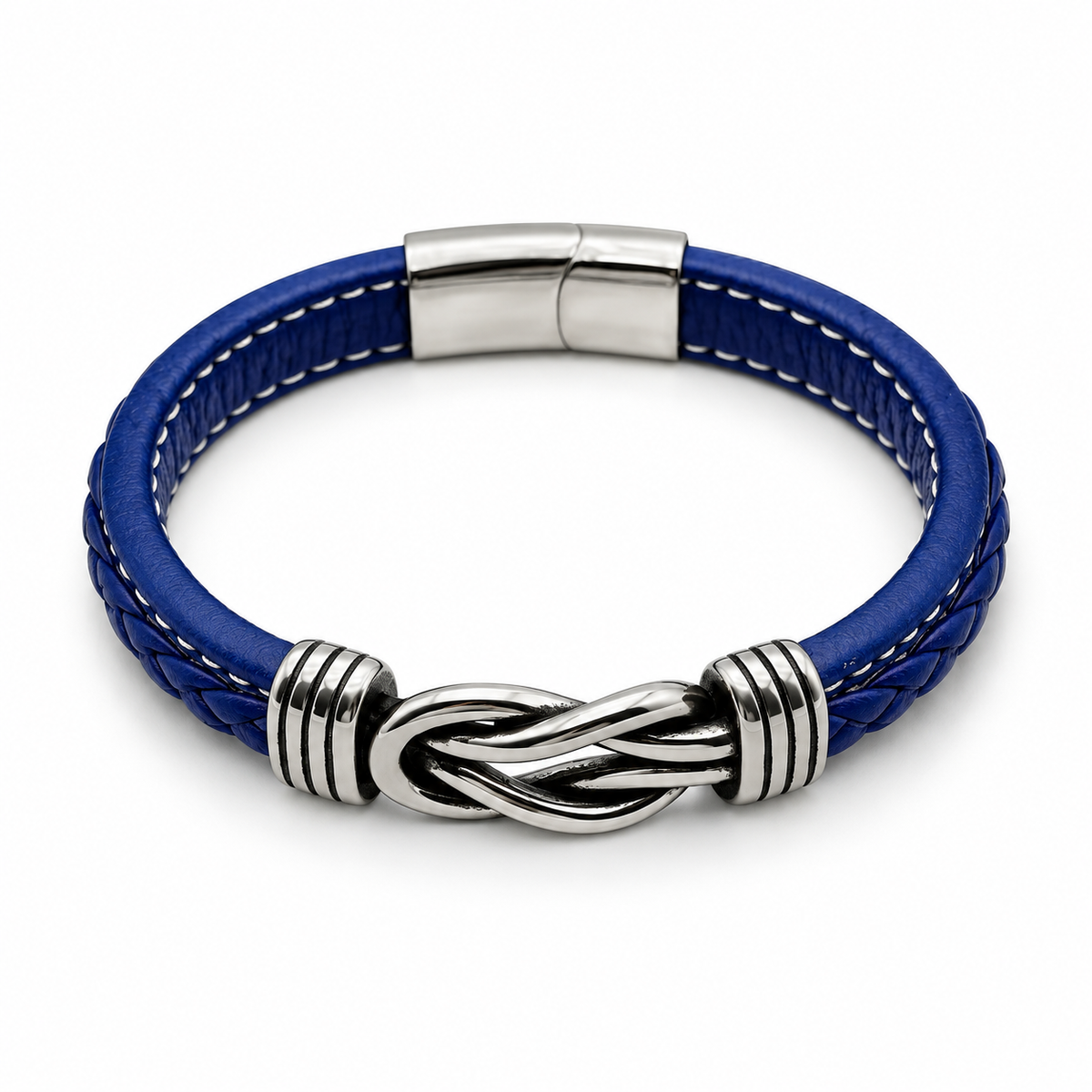 Blue Knot Band Bracelet — product view