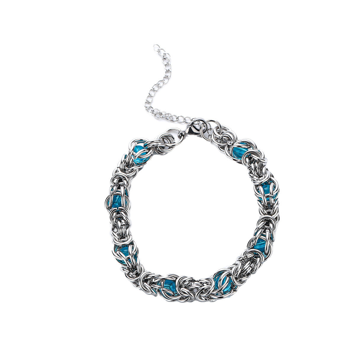 Blue Wave Link Bracelet