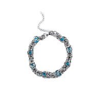 Blue Wave Link Bracelet — product details