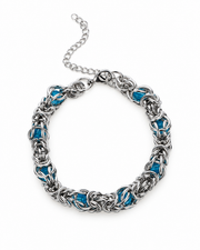 Blue Wave Link Bracelet — product view