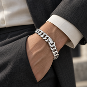 Bold Curb Bracelet — tailored styling