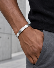 Brushed Open Cuff — casual styling