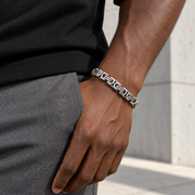 Byzantine Link Bracelet — casual styling