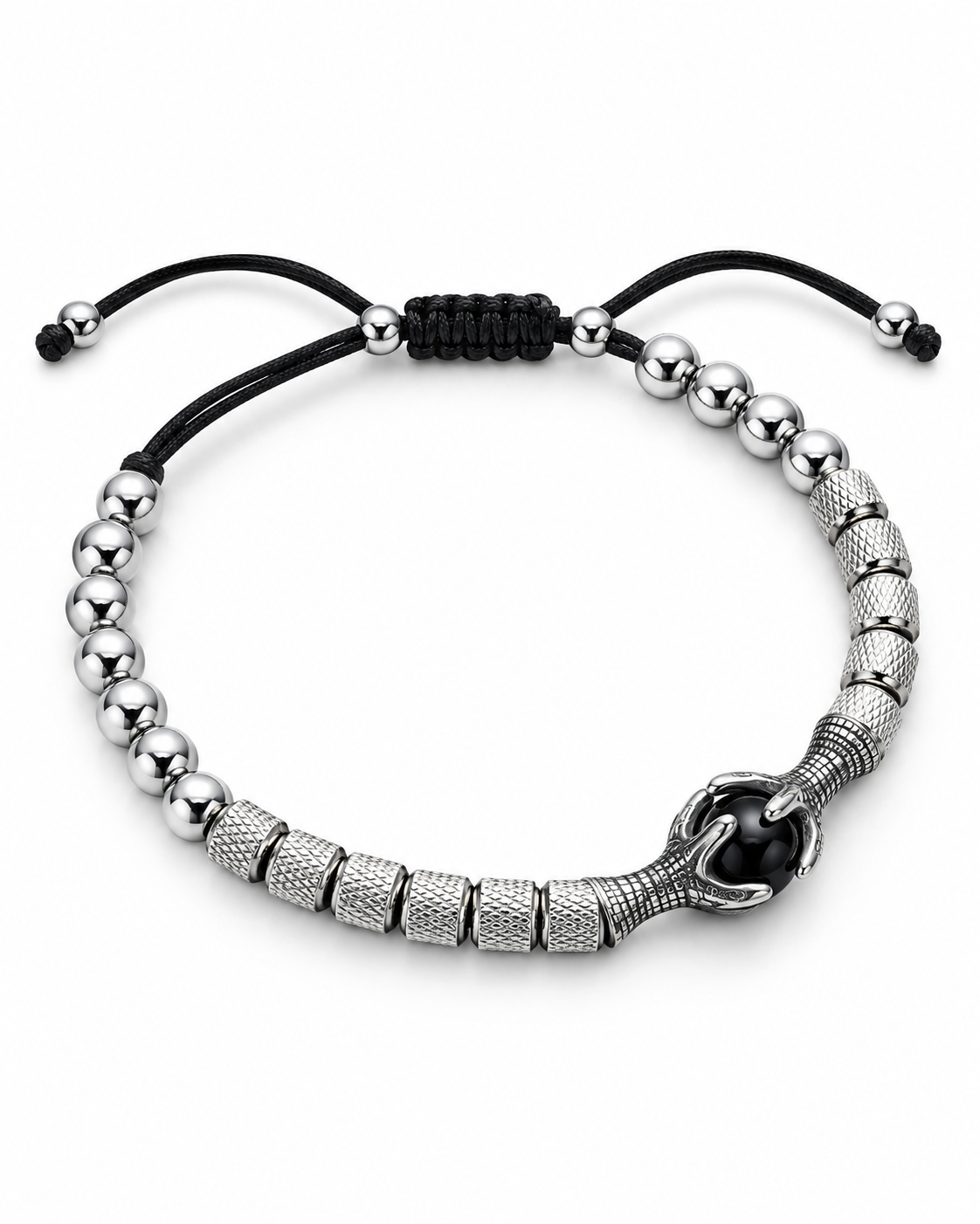 Claw Detail Cord Bracelet — product view