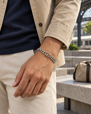 Compass Detail Chain Bracelet — styling look one