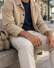Compass Detail Chain Bracelet — contextual scene