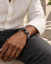Cross Mesh Bracelet — styling look one