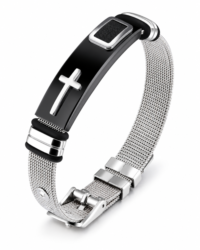 Cross Mesh Bracelet — product view