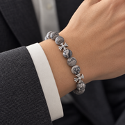 Crossflower Bead Bracelet — tailored styling