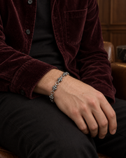 Crossflower Link Bracelet — styling look one