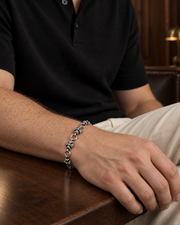 Crossflower Link Bracelet — alternative styling