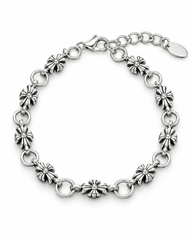 Crossflower Link Bracelet — product view