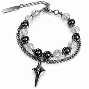 Crystal Cross Layer Bracelet — product view