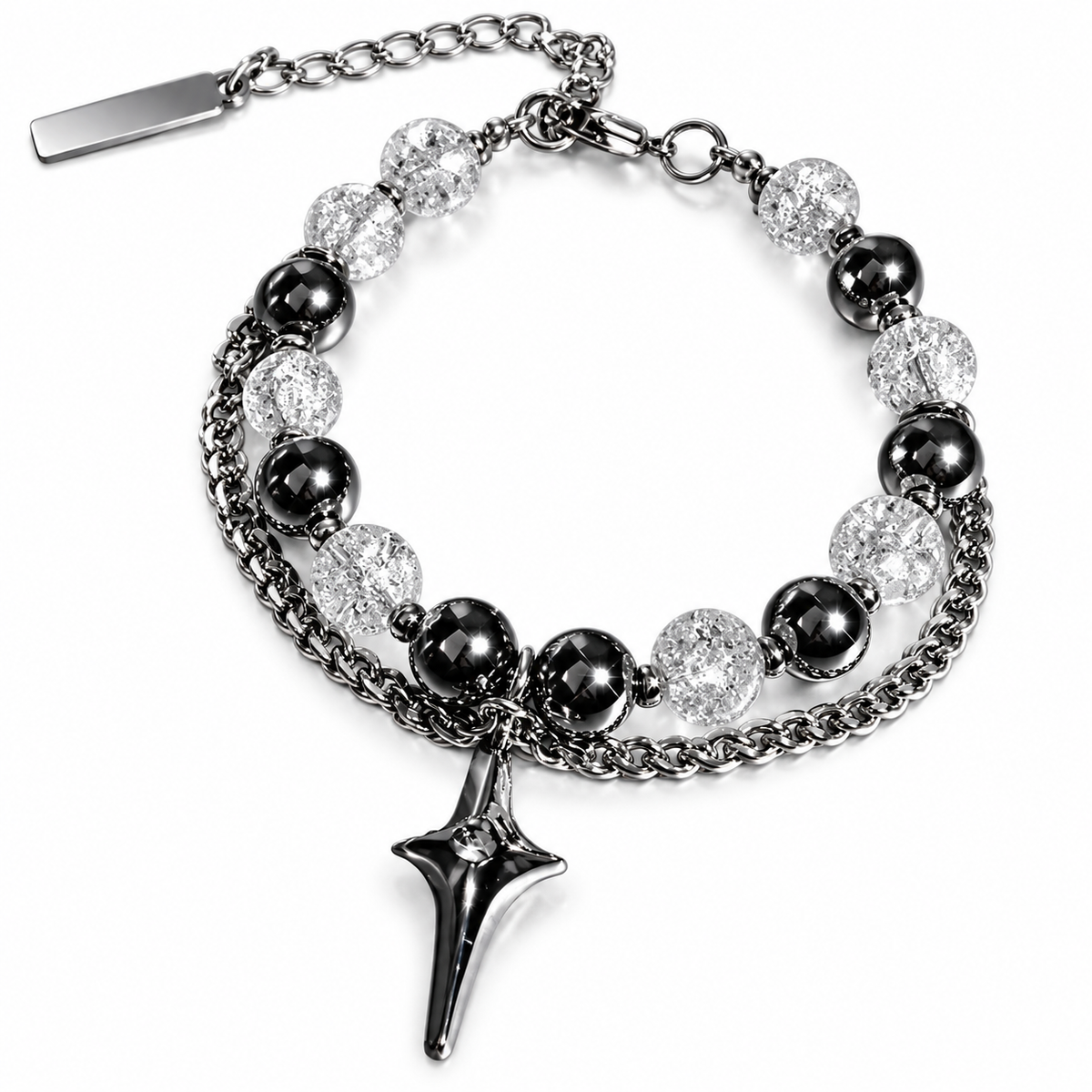 Crystal Cross Layer Bracelet — product view