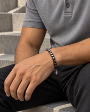 Cube Bead Extension Bracelet — styling look one