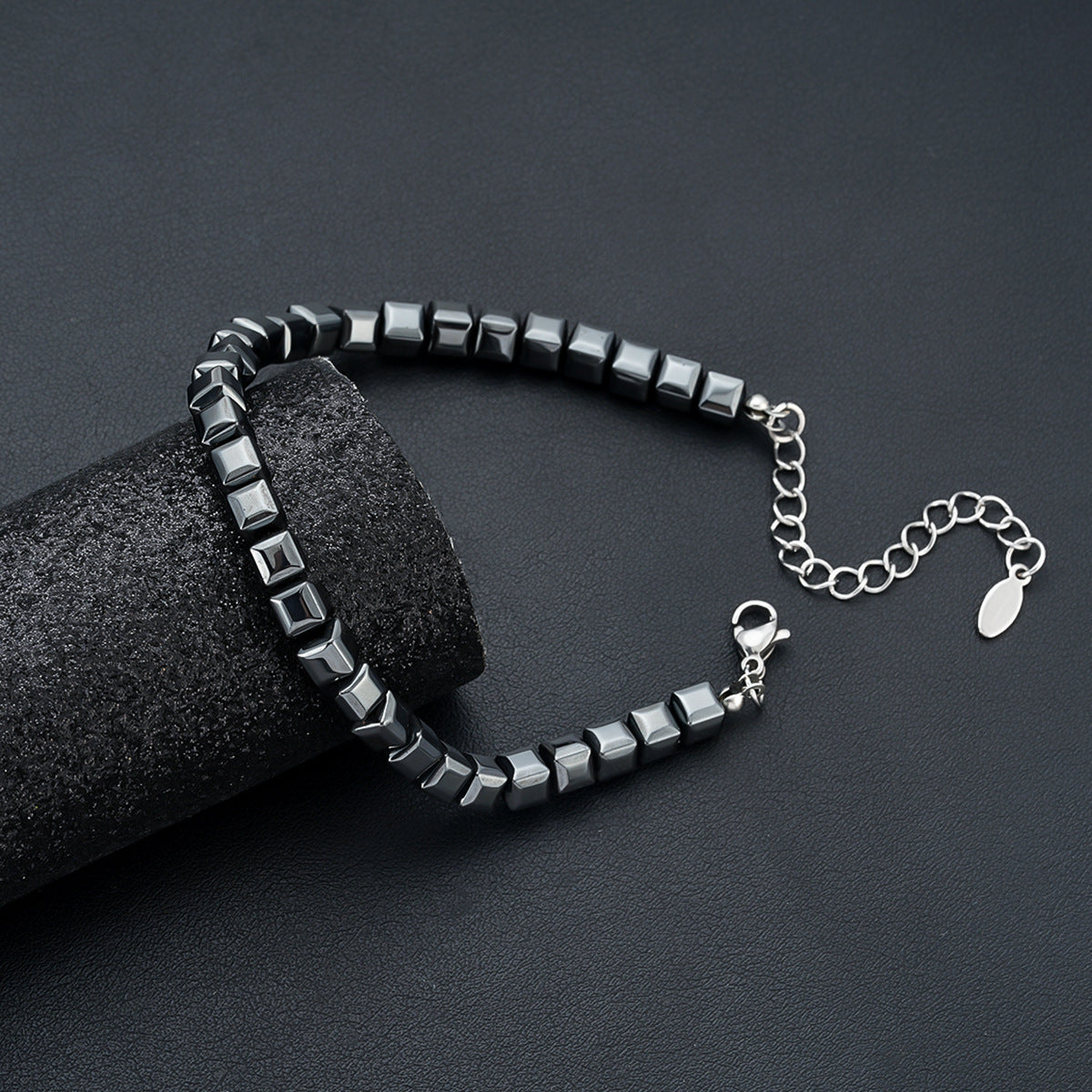 Cube Bead Extension Bracelet