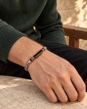 Curved Earth Bar Bracelet — alternative styling
