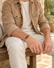 Curved Earth Bar Bracelet — contextual scene