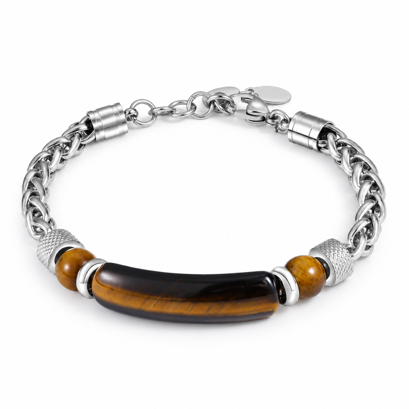 Curved Earth Bar Bracelet — product view
