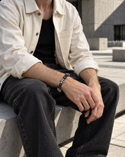 Dark Crossflower Bracelet — contextual scene