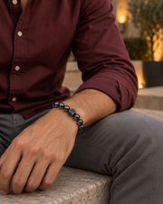 Dark Pave Cube Bracelet — alternative styling