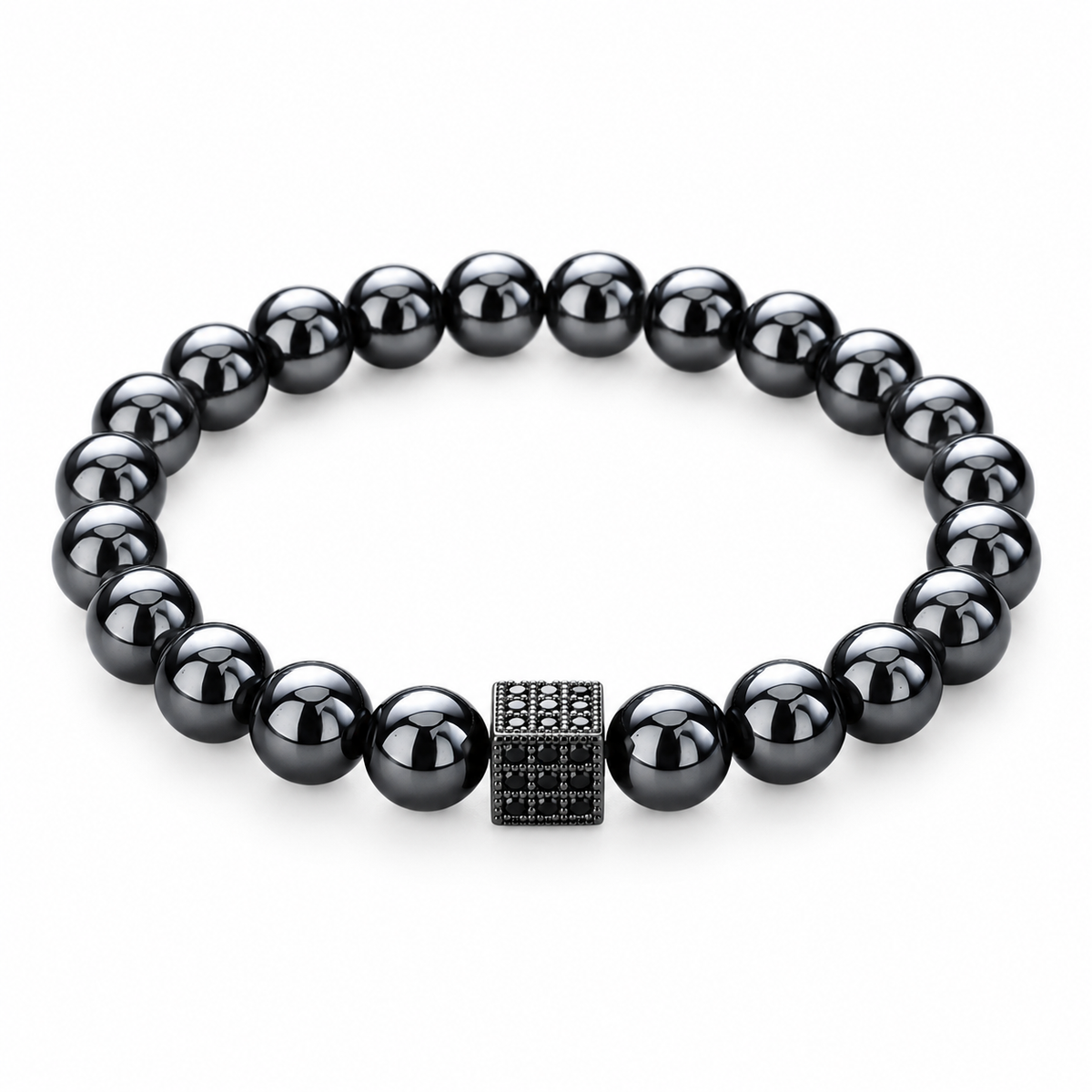 Dark Pave Cube Bracelet — product view