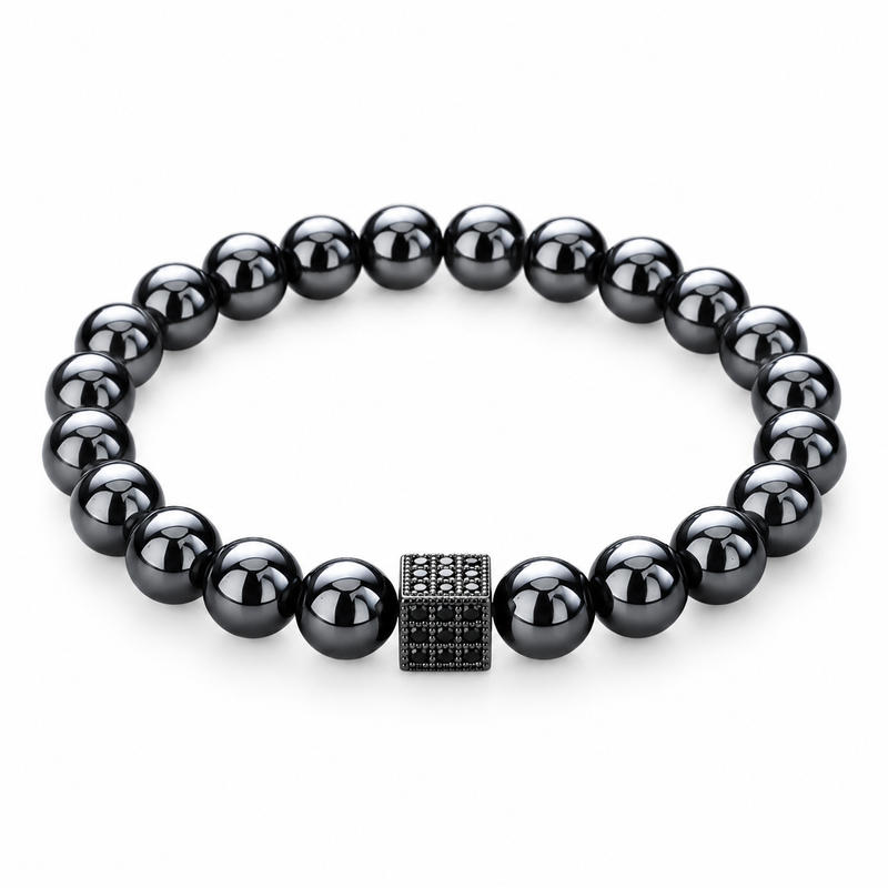 Dark Pave Cube Bracelet — product view