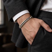Dense Curb Bracelet — tailored styling