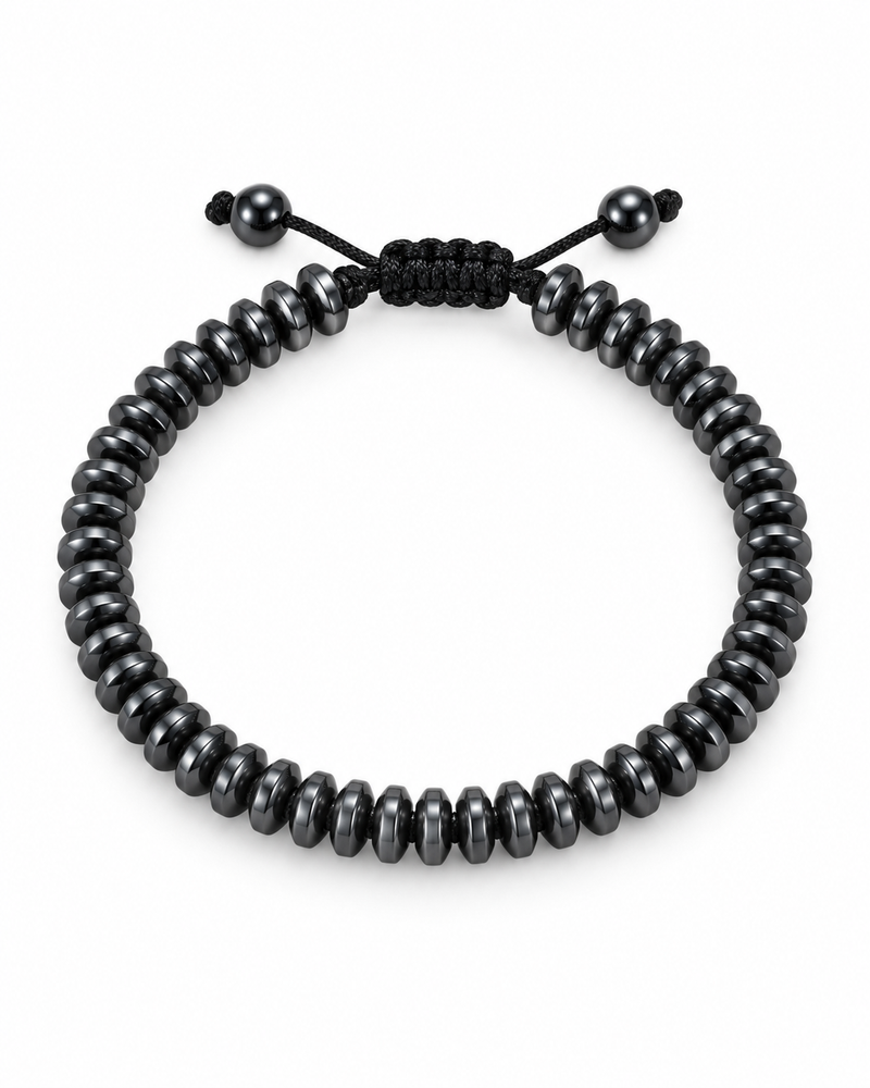 Disc Stack Cord Bracelet — product view