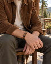 Double Row Earth Bead Bracelet — contextual scene