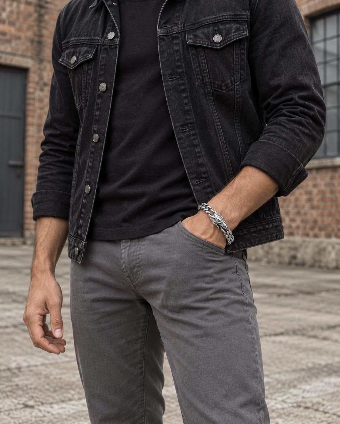 Dragon Scale Link Bracelet — contextual scene